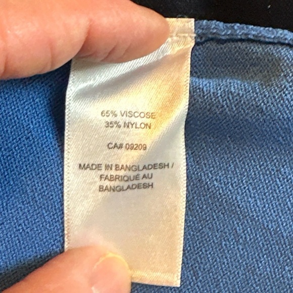 Cleo pink/lavendar sleeveless knit v-neck layering sweater - Picture 6 of 7